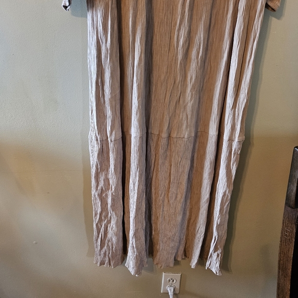 Refka Modest Pleated Long Sleeve Maxi Cream Dress Size US 12. - Picture 11 of 12